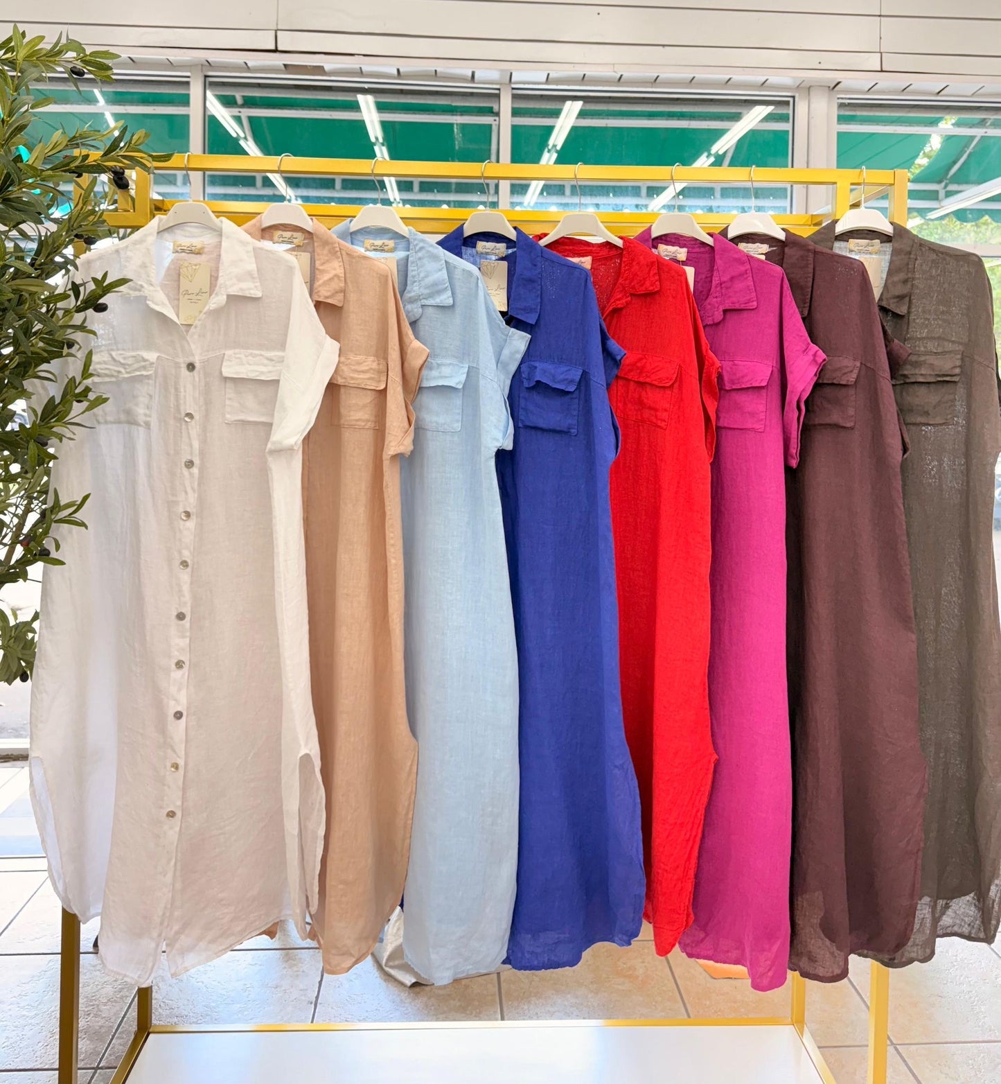 Everyday Linen Shirt Dress