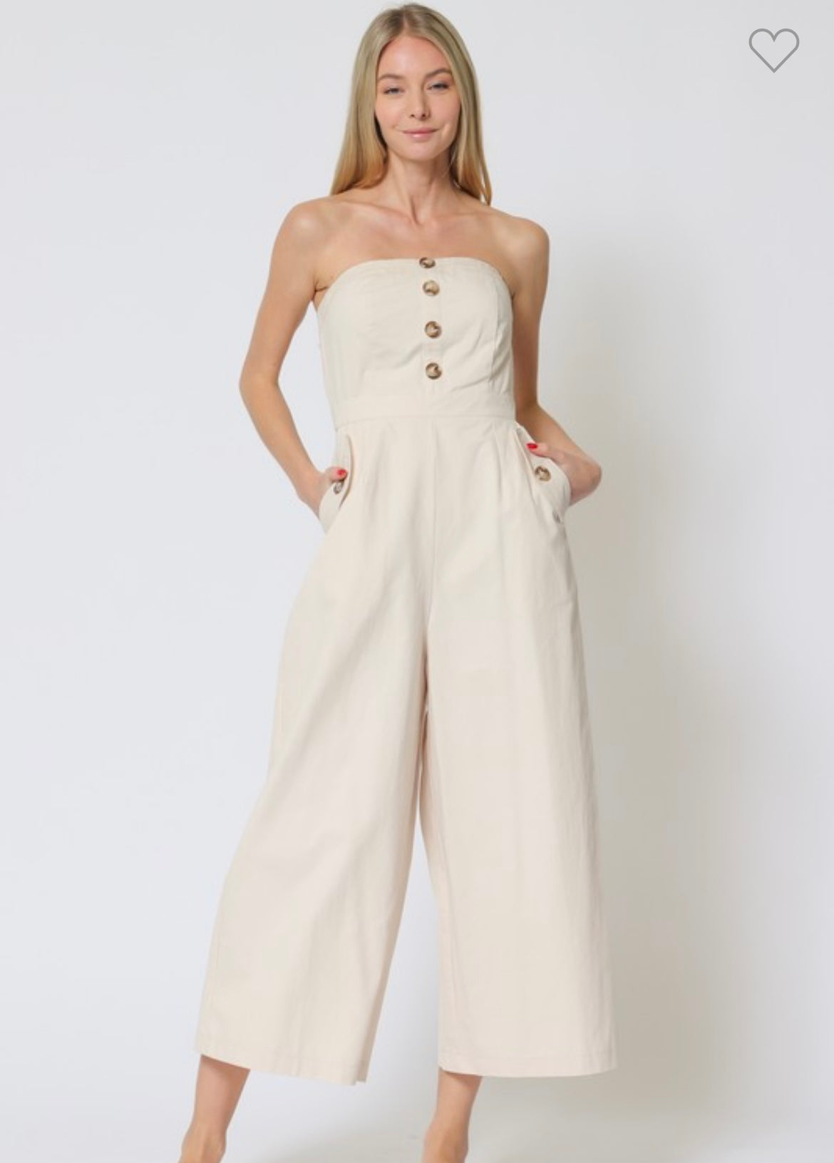 Bare Bliss Strapless Jumpsuit