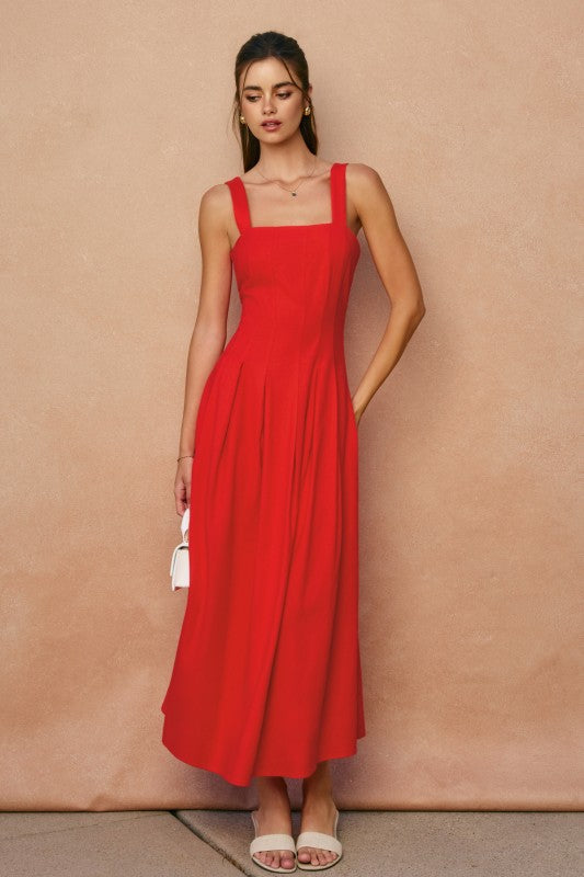 Heaven Sent Seam Detail Maxi Dress