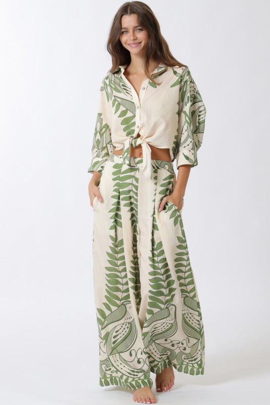 Garden Whispers Pants Set