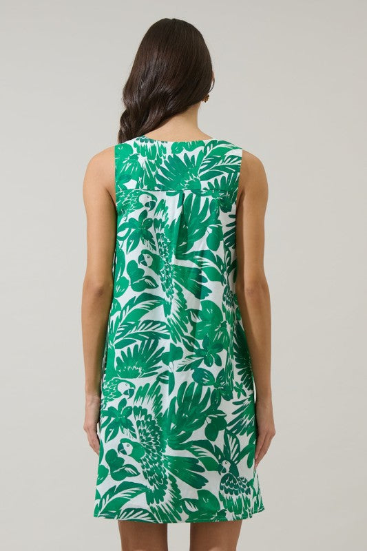 Masey Tropical Shift Mini Dress