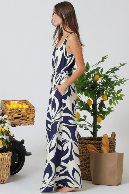 Azure Charm Jumpsuit