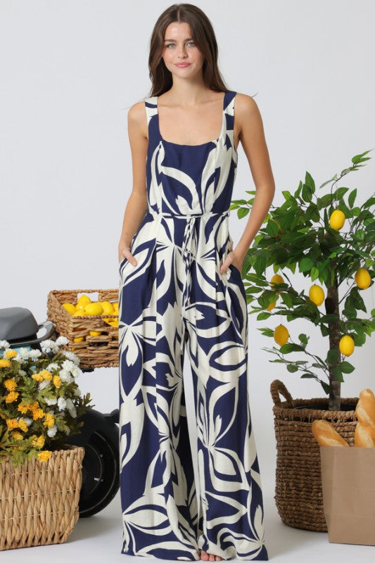 Azure Charm Jumpsuit