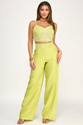 Lime Of Your Life Pants Set