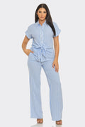 Stripe a Pose Pants Set