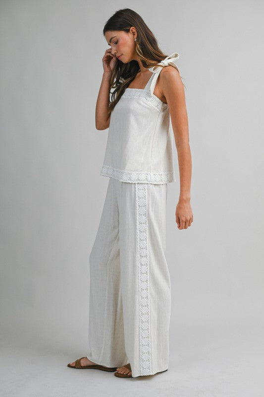 Lace and Grace Pants Set