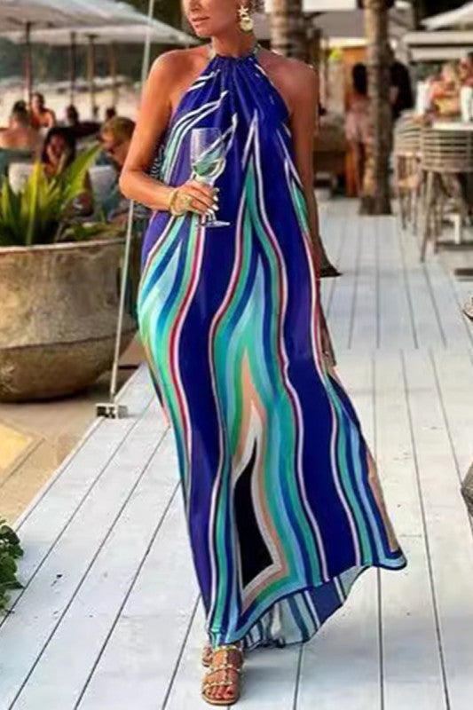 Seaside Sonata Maxi Dress
