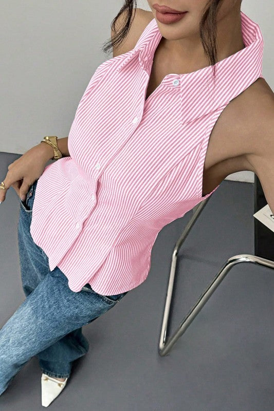 Time to Stripe Blouse
