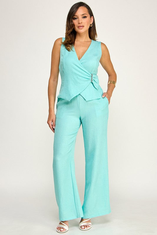 Aqua Allure Pants Set