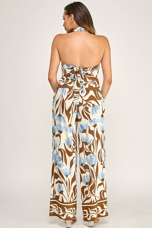 Floral Harmony Pants Set
