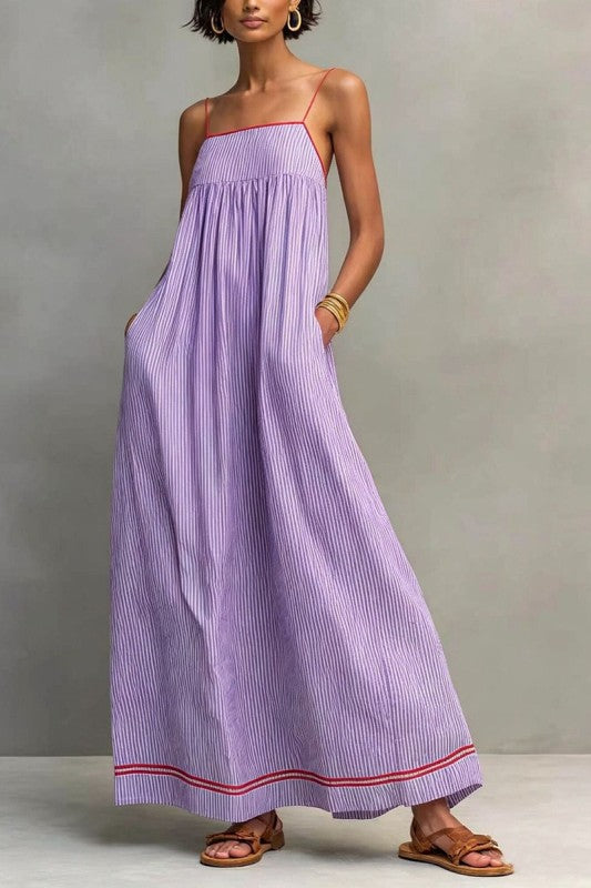Casually Strapy Maxi Dress