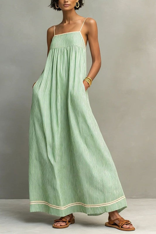Casually Strapy Maxi Dress