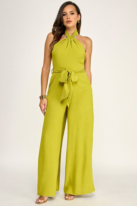Neon Knot Jumpsuit