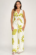 Citrus Cutout Pants Set