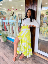 Load image into Gallery viewer, Tropical Wrap Skirt