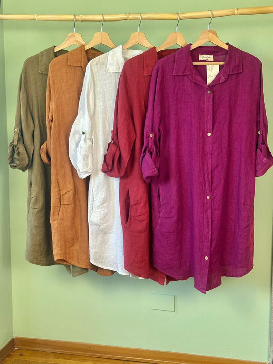 Everyday Linen Tunic Dress