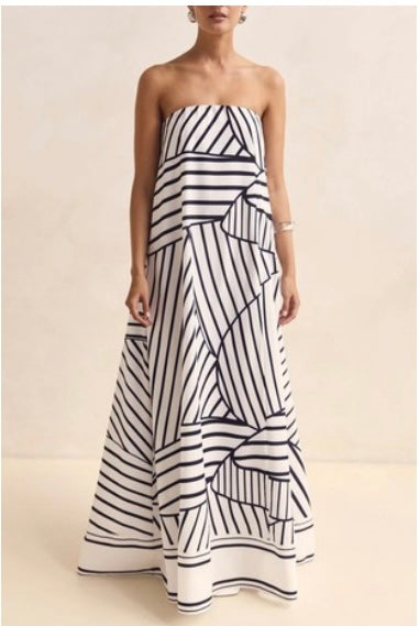 Modern Muse Strapless Maxi