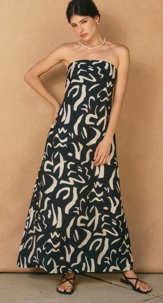 Abstract Muse Maxi Dress