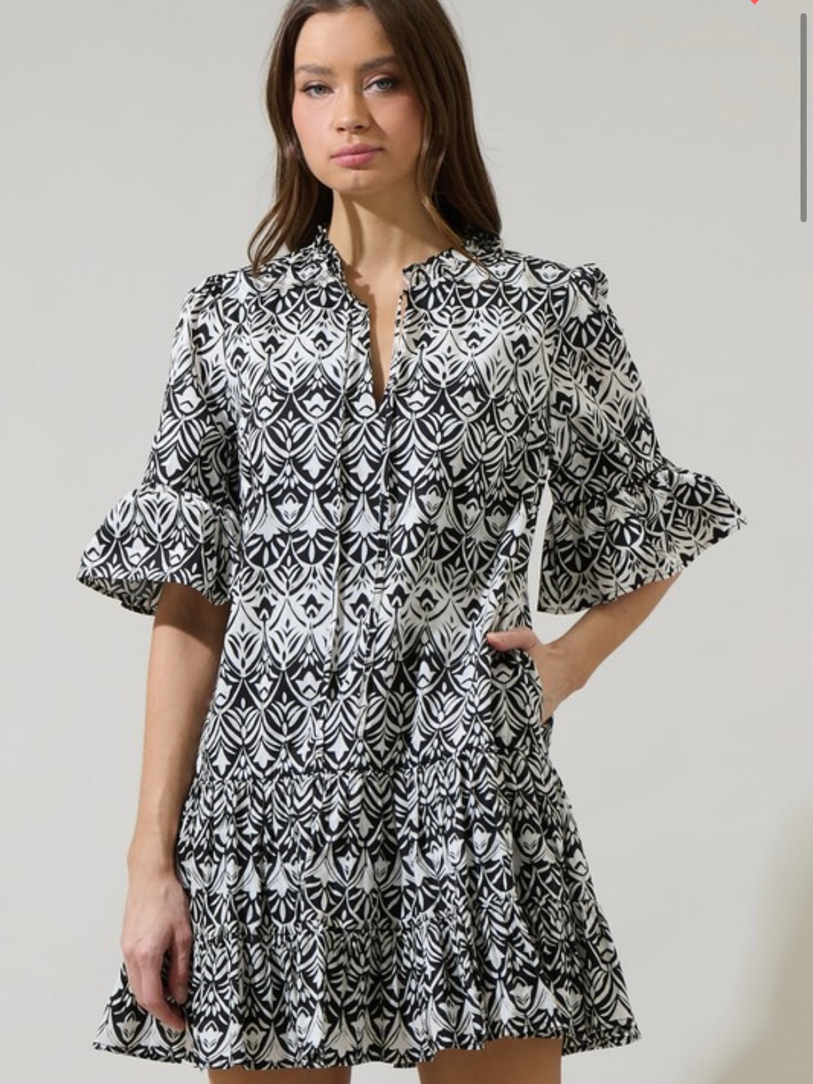 La Palma Floral Shift Dress