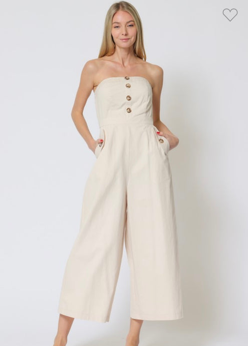 Bare Bliss Strapless Jumpsuit