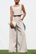 OATMEAL PANTS SET
