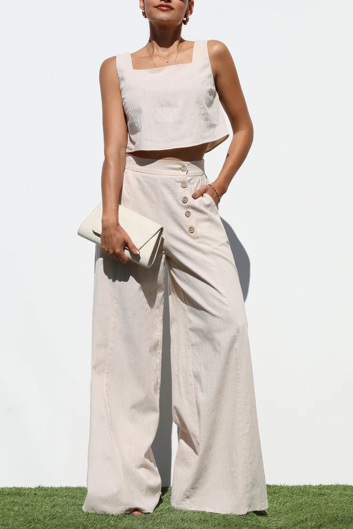 OATMEAL PANTS SET