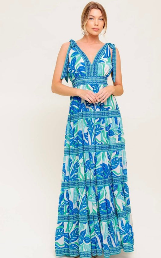 Tropicana Tiered Maxi Dress
