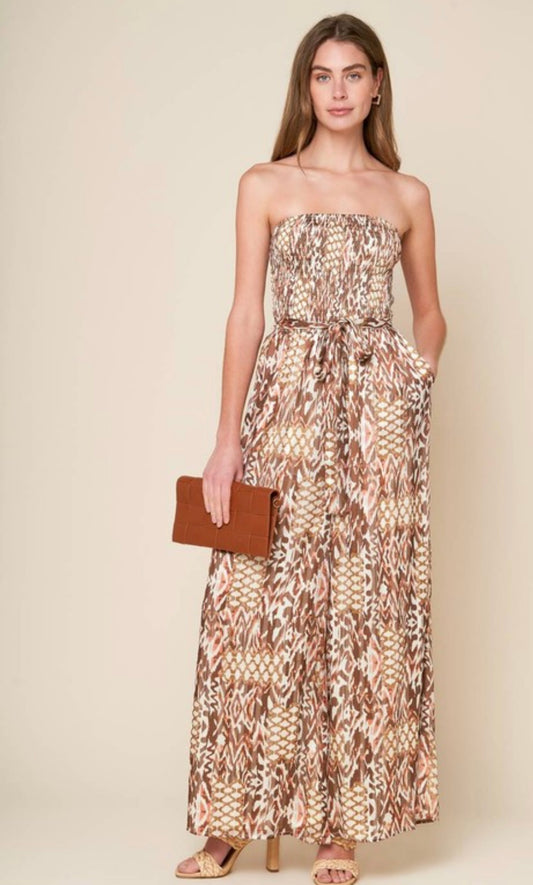Savanna Strapless Jumpsuit
