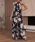 Midnight Botanical Pants Set
