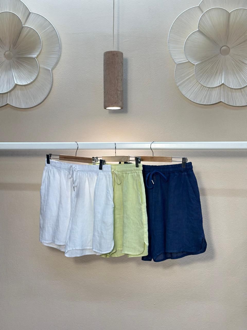 Miles In Style Linen Shorts