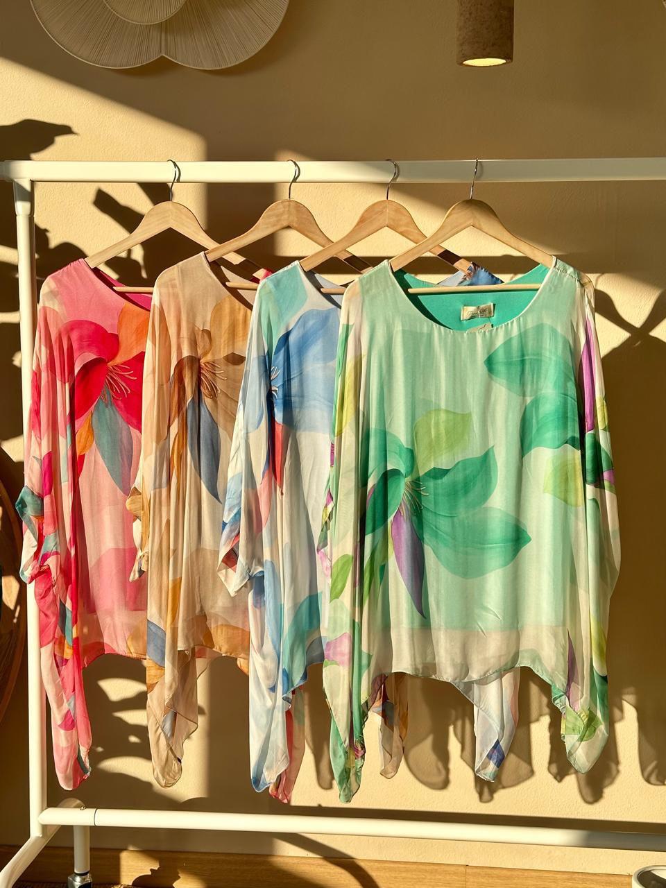 Petal Power Silk Blouse
