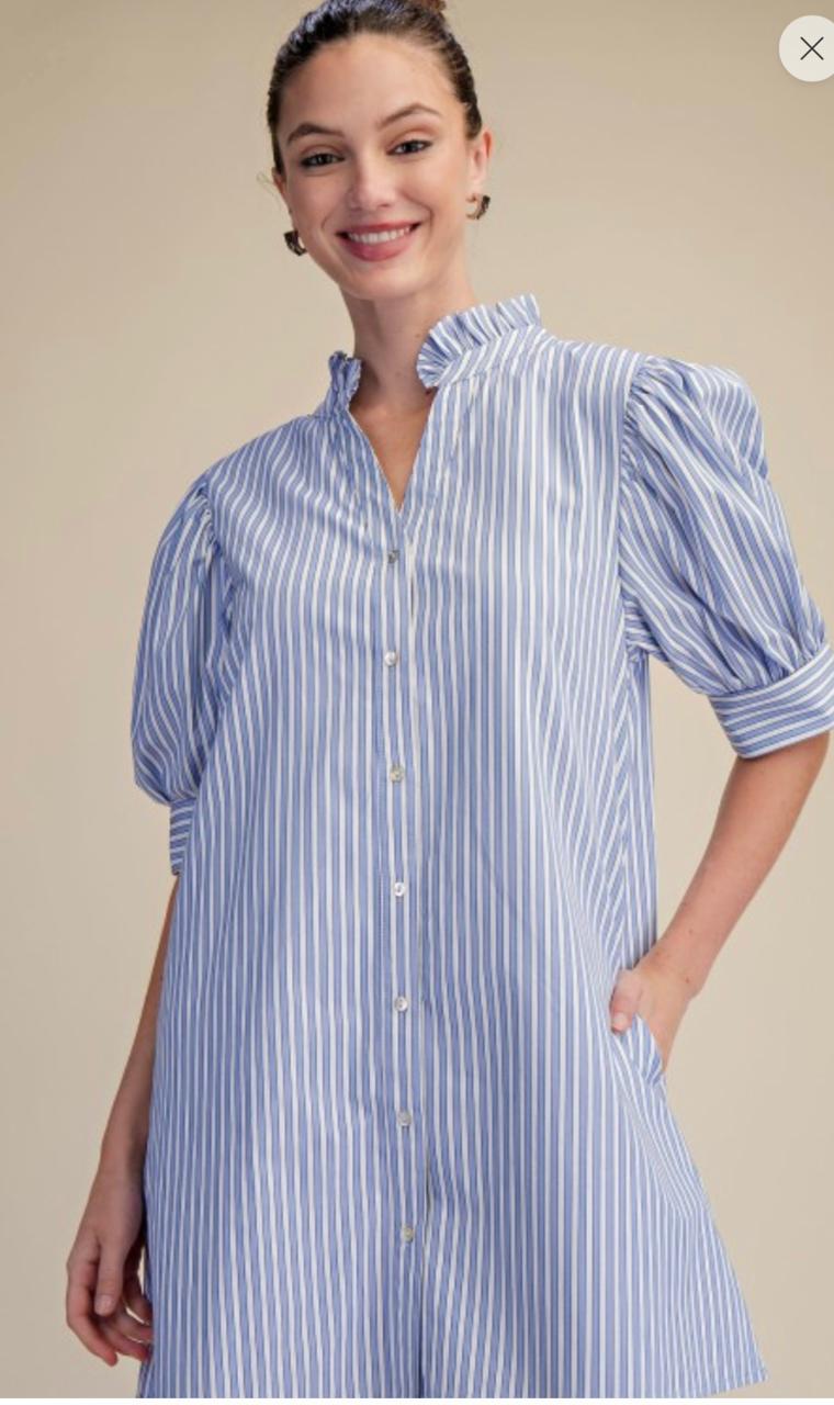 Pin It Casual Button Down Dress