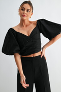 Calm Cloud Puff Sleeve Top
