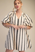 Puff It Up Mini Shift Dress