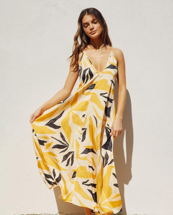 Flared Print Dress