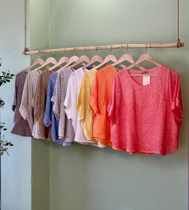 Coastal Breeze Linen Top