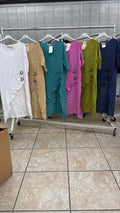 Linen Long Blouse and Pants Set