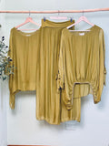 Silk Pants Set