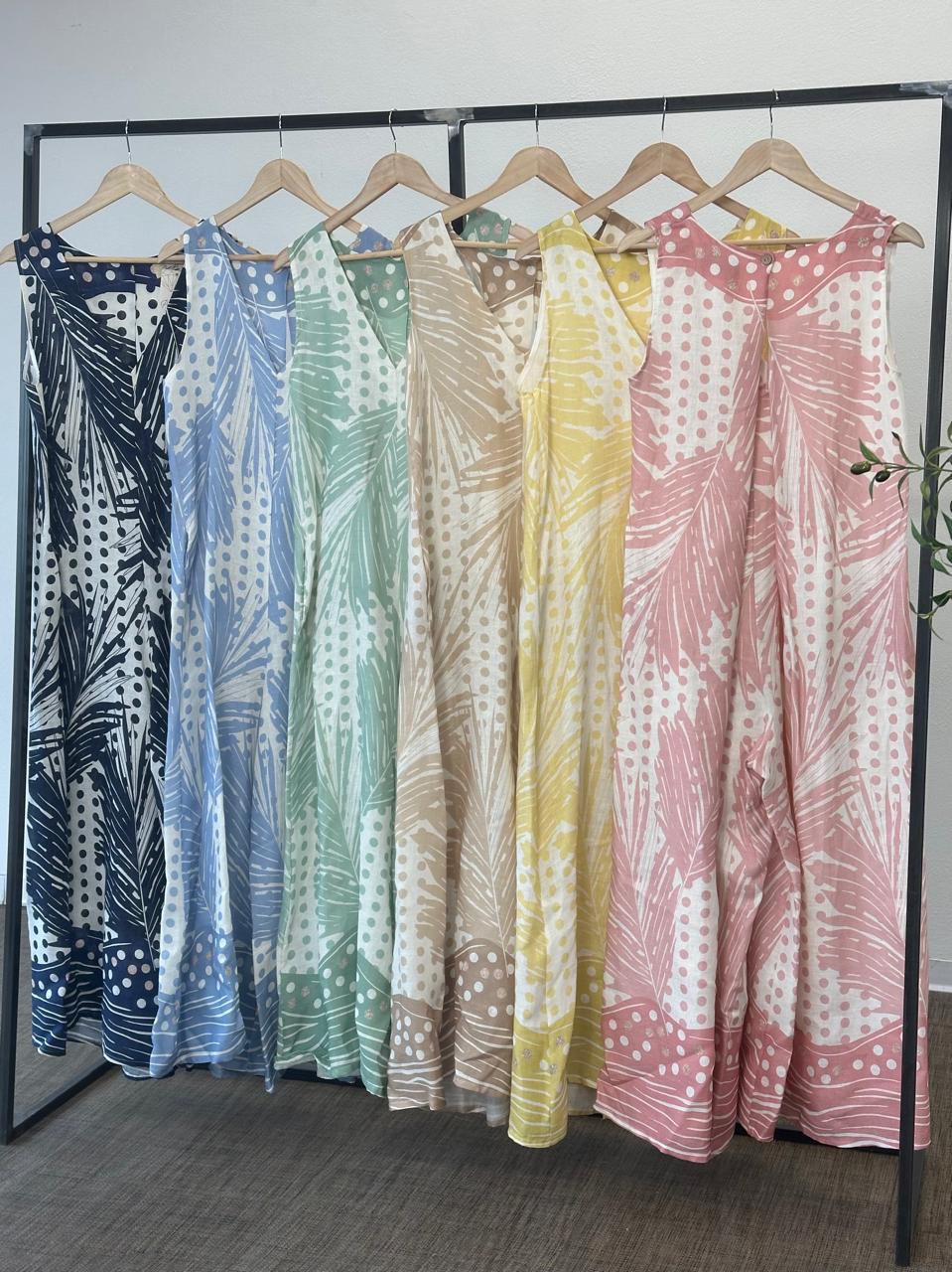 Palm Dots Paradise Jumper