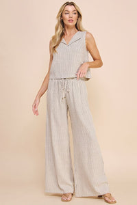 Linen Pants Set