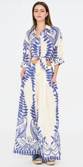 Blue-tiful Garden Pants Set