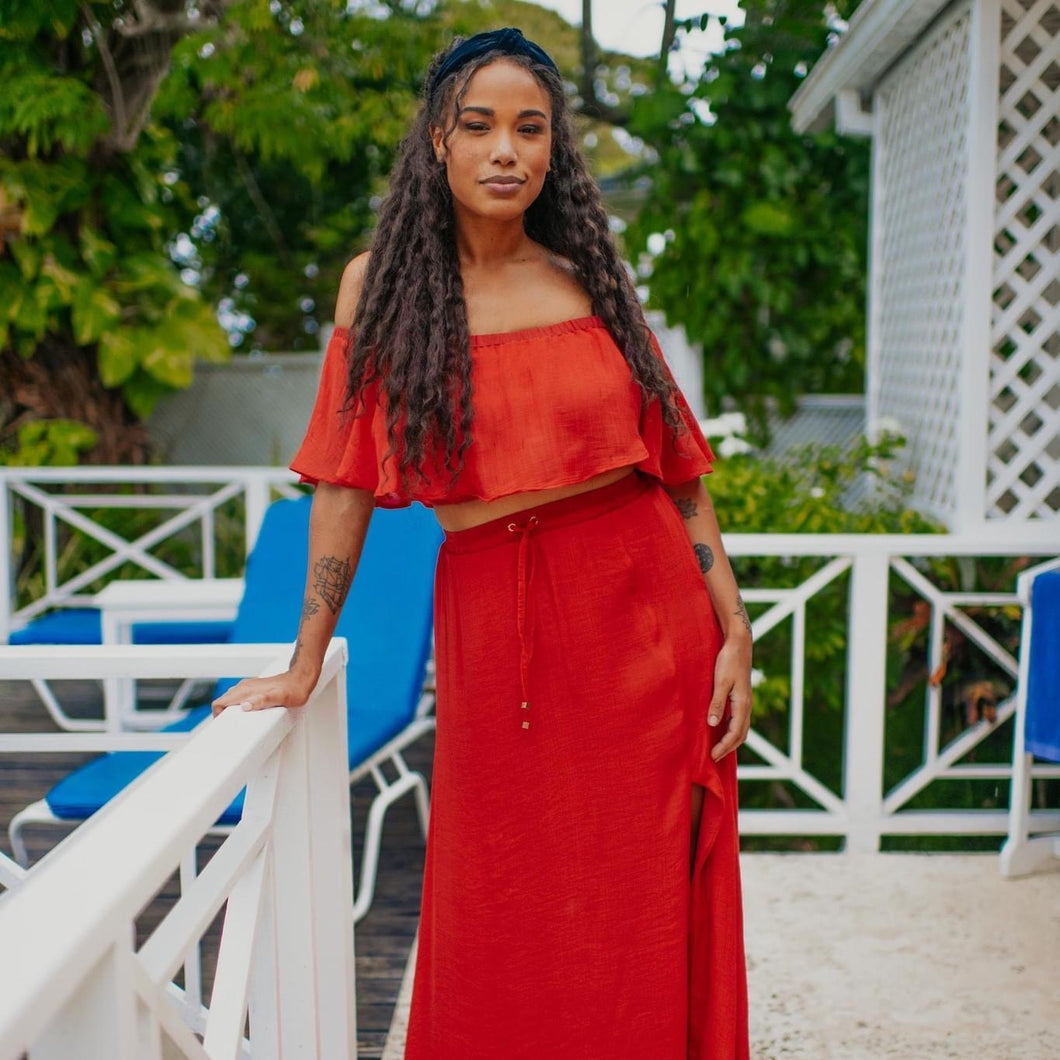 Amara Maxi Flare Skirt